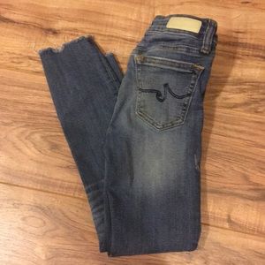 AG-ED Denim Distressed Jeans size 7 girls